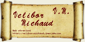 Velibor Michaud vizit kartica